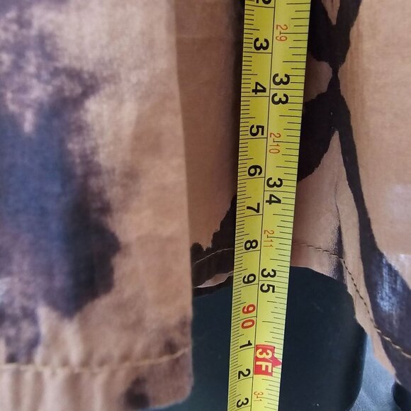 Rails Amabella‎ Puff Sleeve Mini Dress In Tigers Eye NWOT Brown Women's Small - Picture 13 of 15